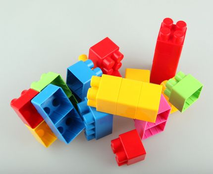 Plastic building blocks