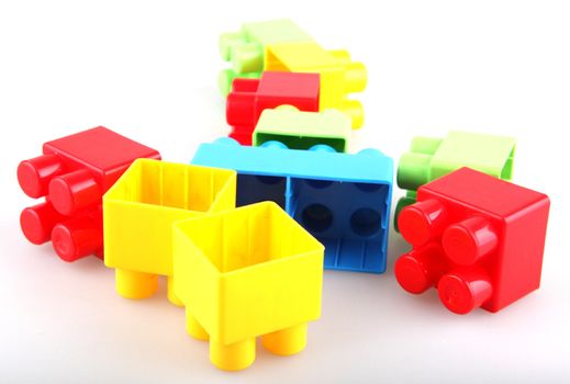 Plastic building blocks