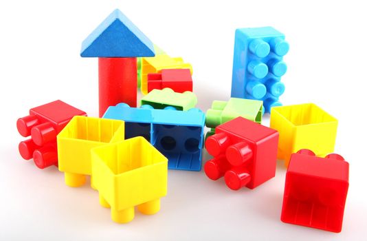 Plastic building blocks