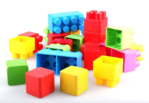 Plastic building blocks