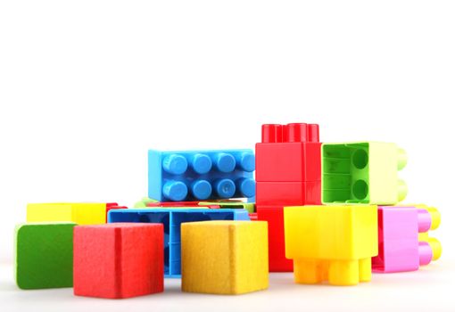 Plastic building blocks