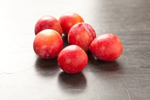 fresh plums