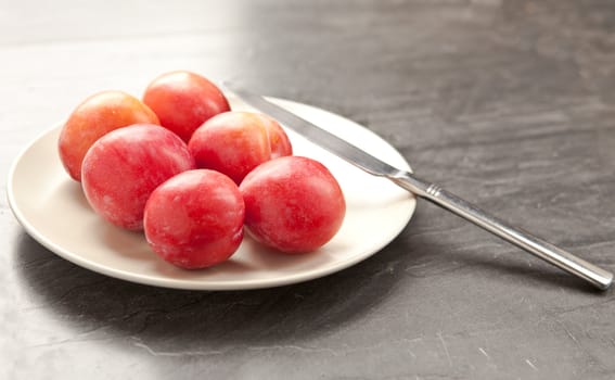 fresh plums