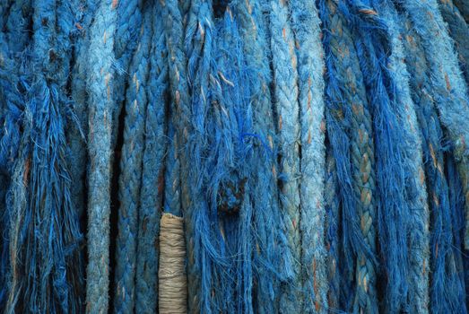 stock pictures of ropes used in ships for protection