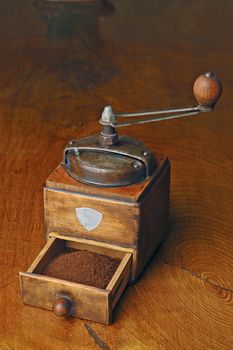 old coffee mill
