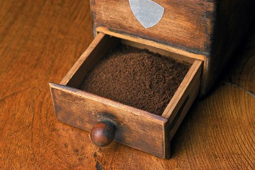 old coffee mill