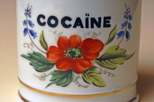 pharmaceutical pot of cocaine