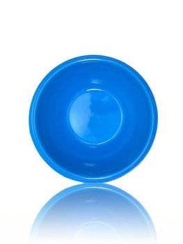 A disposable bowl isolated against a white background