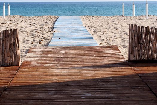 wooden walkway