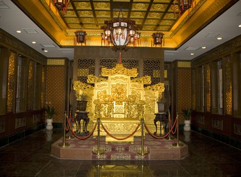 Emperor's Throne Room with Golden Throne