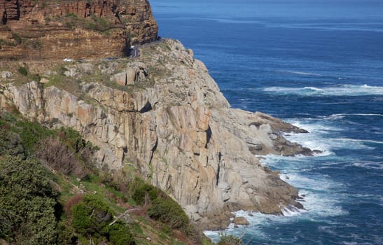 Scenic Chapman's Peak Drive, Cape Town, South Africa.