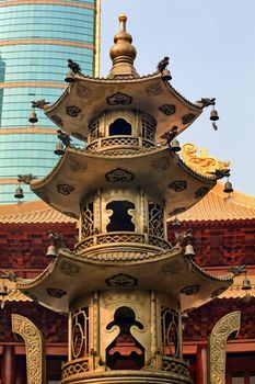 Large Incense Burner Jing An Tranquility Temple Shanghai China Richest buddhist temple in Shanghai