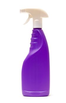 Detergent Spray Bottle on white background