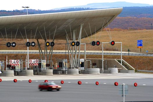 toll of motorway