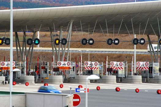 toll of motorway