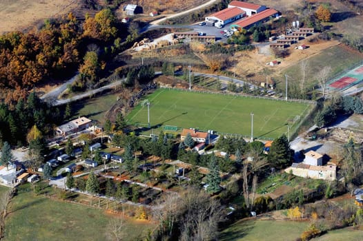 French city of Millau seen high