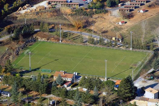 French city of Millau seen high