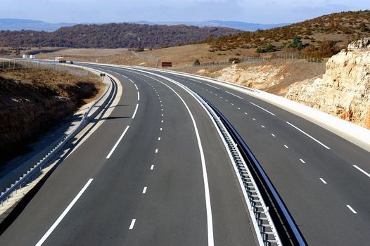 motorway landscape