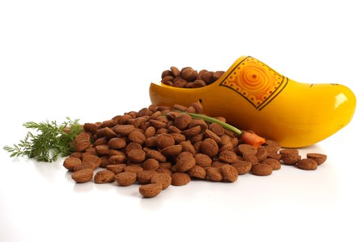 Dutch tradition to put a shoe for gifts of Sinterklaas