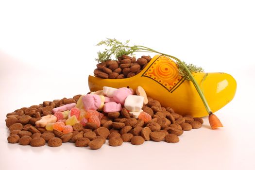Dutch tradition to put a shoe for gifts of Sinterklaas