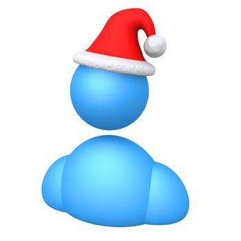 Computer generated 3d image - Christmas .