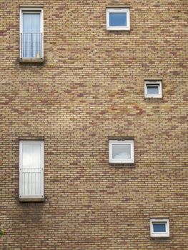 The side of a block of flats in North London