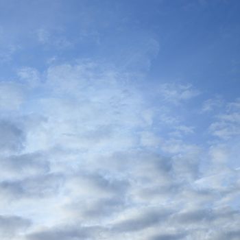 Blue sky with clouds