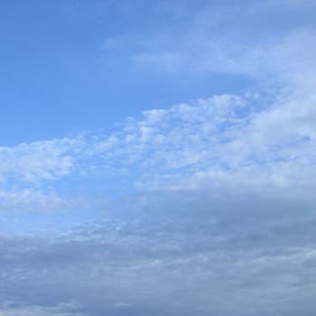 Blue sky with clouds