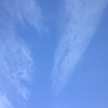 Blue sky with clouds