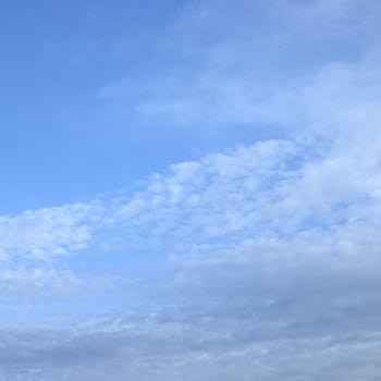 Blue sky with clouds