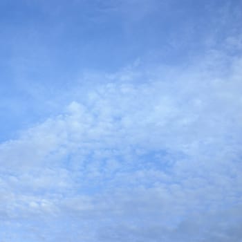 Blue sky with clouds