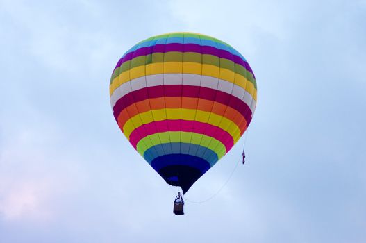 Hot air balloon in the sky