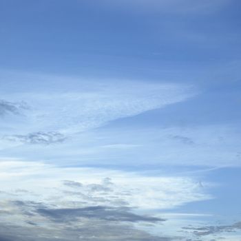 Blue sky with clouds