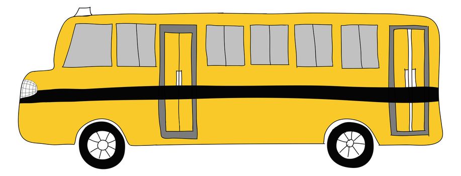 drawing  School bus