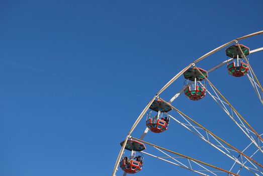 carousel and blue sky
