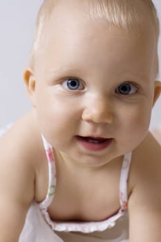 baby portrait, child is smiling, smile, joy,