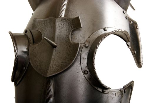 Armour for a head of a horse of the medieval knight.