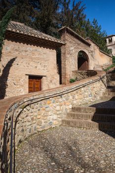 Typical Arab palace in Granada, Andalusia, Spain