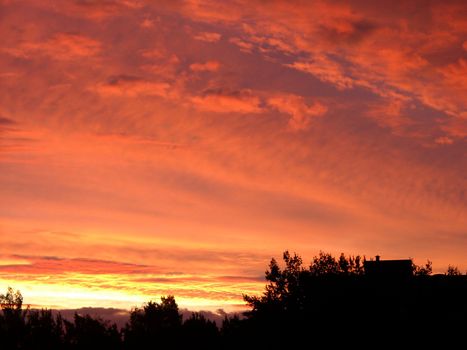 Summer sunrise in Western Finland.