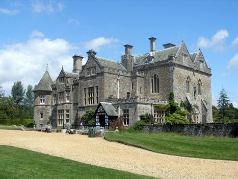 Old stately home in the UK for tourists