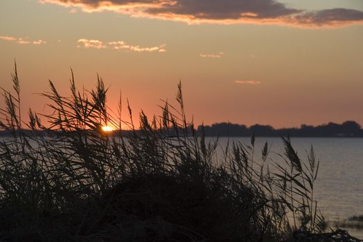 river sunset