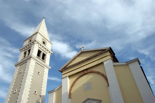 Church in the city Vrsar, Istria, Croatia