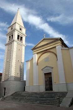 Church in the city Vrsar, Istria, Croatia