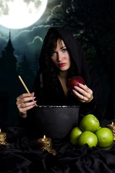 Witch from a fairy tale of Snow White