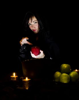 Witch from a fairy tale of Snow White