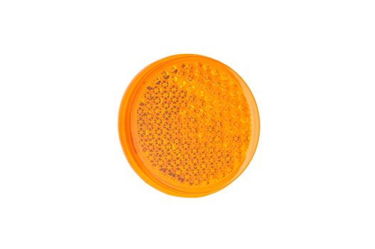 Yellow round reflector on white.







Red, blue, and yellow round reflectors isolated on white background.