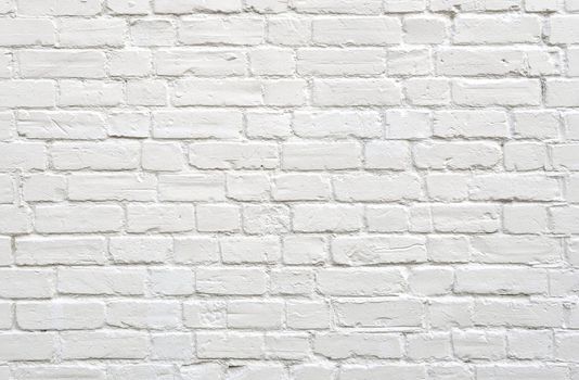 White brick wall background