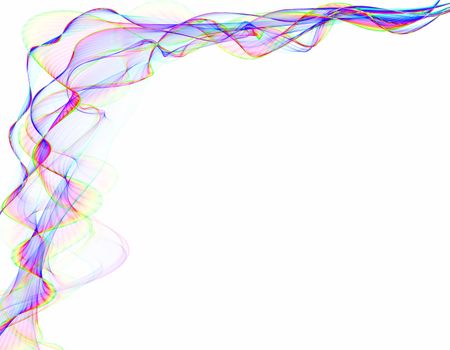an abstract background on white bachground