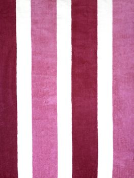 A beach towel isolated against a white background