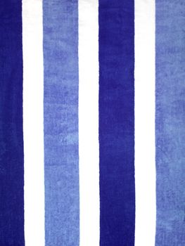 A beach towel isolated against a white background